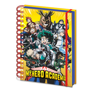 Pyramid America Notebook - My Hero Academia - Class 1-A and All Might
