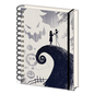 Pyramid America Notebook - Disney The Nightmare Before Christmas - Jack and Sally on the Hill Black and White