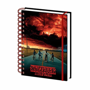 Pyramid America Notebook - Stranger Things 2 - Mike, Dustin, Lucas and Will Lenticular 3D