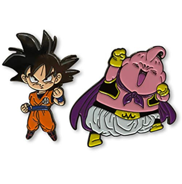 Pin - Dragon Ball Super - Majin Buu and Goku in Metal with Enamel