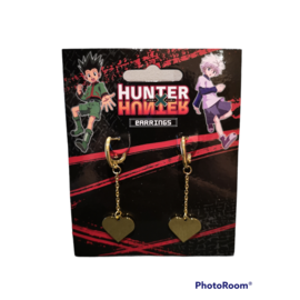 Great Eastern Entertainment Co. Inc. Earrings - Hunter X Hunter - Replica of the Hearts on Chain of Hisoka