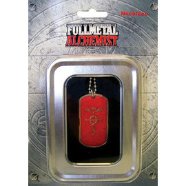 Great Eastern Entertainment Co. Inc. Collier - FullMetal Alchemist - Symbole de Flamel Style Dog-Tag en Métal