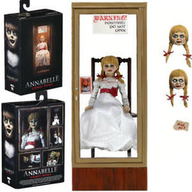 NECA Figurine - Anabelle Comes Home - Anabelle in her Showcase Articulated With Pieces Interchangeable 7"