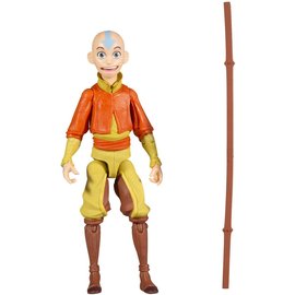 McFarlane Figurine - Avatar the Last Airbender - Aang Articulé avec Bâton de Maître de l'Air 5"