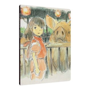 Chronicles Books Carnet de Notes - Studio Ghibli Le Voyage de Chihiro - Chihiro Dessinée aux Crayons à Couverture Souple