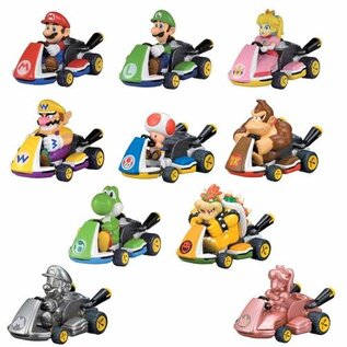 Takara Tomy Mystery Ball - Nintendo Mario Kart - Pull back Mini Kart