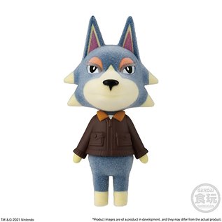 Bandai Boîte Mystère - Nintendo Animal Crossing: New Horizons - Mini Figurine Floquée Tomodachi Doll Vol. 2