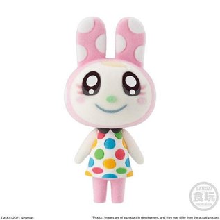 Bandai Boîte Mystère - Nintendo Animal Crossing: New Horizons - Mini Figurine Floquée Tomodachi Doll Vol. 2