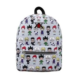 Bioworld Mini Backpack - Hunter X Hunter - Chibi Gon, Killua, Kurapika, Hisoka and Leorio Faux Leather