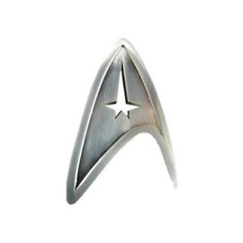 Quantum Mechanix Pin - Star Trek - Badge Starfleet Silver Assorted