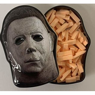 Boston America Corp Bonbons - Halloween -  Michael Myers Couteau Orange Acidulé Boîte en Métal