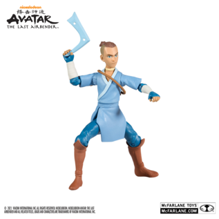 McFarlane Figurine - Avatar the Last Airbender - Sokka Articulé avec Boomerang 5"