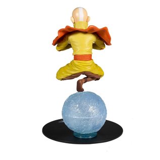 McFarlane Figurine - Avatar the Last Airbender - Aang Mode Avatar sur Scooter d'Air 12"