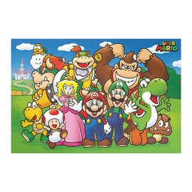 Paladone Casse-tête - Nintendo Super Mario - Photo de Groupe Boîte en Métal 250 pièces