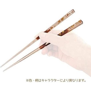Skater Chopsticks - Sanrio My Melody - Cutie Roses Clear Pink Acrylic 1 Pair 21 cm