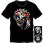 Bioworld T-Shirt - Naruto Shippuden - Naruto's Face with Kakashi, Sasuke and Itachi Black