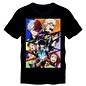 Bioworld T-Shirt - My Hero Academia - Classe 1-A and All Might Black