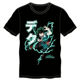Bioworld T-Shirt - My Hero Academia - Izuku Midoriya Deku with Lightning