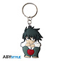 AbysSTyle Keychains - Death Note - L with Apple in Rubber