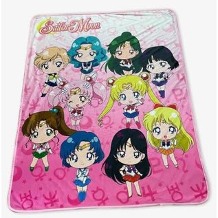 Toei Blanket - Sailor Moon - Guardieas Chibi Plush Throw