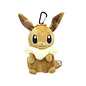 ShoPro Pouch - Pokémon Pocket Monsters - Eevee/Eievui Plush with Clip 8"