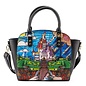 Loungefly Purse - Disney Beauty and the Beast - Castle and Stained Glass Faux Leather