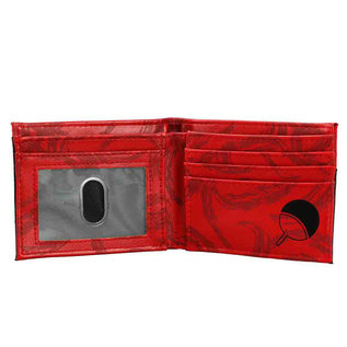 Bioworld Wallet - Naruto Shippuden - Sharingan Pupil Uchiha Black and Red Fabric Bifold