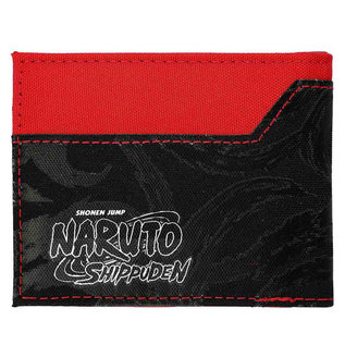 Bioworld Portefeuille - Naruto Shippuden - Sharingan Pupille Uchiha Noir et Rouge en Tissu Bifold