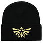 Bioworld Tuque - The Legend of Zelda - Emblème d'Hyrule Doré Noire