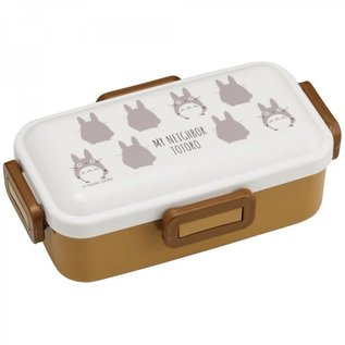 Skater Bento Box - Studio Ghibli My Neighbour Totoro - Totoro Grey Silhouettes with Separator 530ml