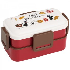 Skater Bento Box - Studio Ghibli Kiki's Delivery Service - Jiji and Pastries Two Compartments 600ml