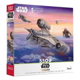 Ceaco Puzzle - Star Wars The Mandalorian - Thomas Kinkade "The Escort" by Monte Moore 550 pieces