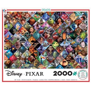 Ceaco Casse-tête - Disney Pixar - Photomontage des Personnages 2000 pièces