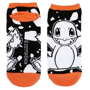 Bioworld Chaussettes - Pokémon - Pikachu, Charmander, Bulbasaur, Squirtle, Gengar Paquet de 5 Paires Courtes Chevilles