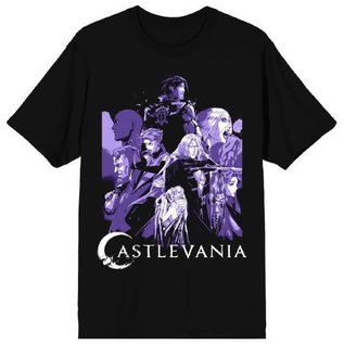 Bioworld Tee-Shirt - Castlevania - Affiche de la Saison 3 Mauve et Noir