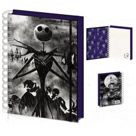 Pyramid America Carnet de Notes - Nightmare Before Christmas - Jack 3D Lenticulaire Cahier à Anneaux