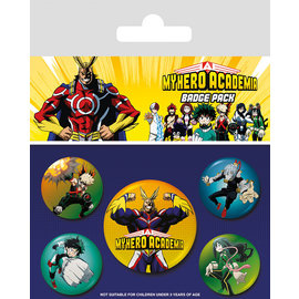 Pyramid International Buttons - My Hero Academia - Set of 5