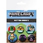 Pyramid International Buttons - Minecraft - Set of 6 Collectible Pins