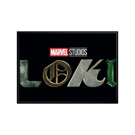 Ata-Boy Magnet - Marvel Loki - Logo Black Background