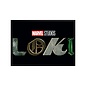 Ata-Boy Aimant - Marvel Loki - Logo Fond Noir