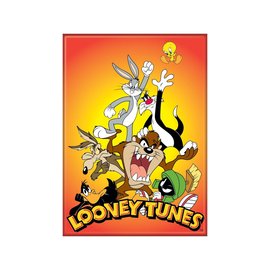 Ata-Boy Aimant - Looney Tunes - Bugs, Daffy, Marvin, Taz, Tweety, Sylvestre et le Coyote