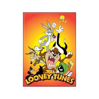 Ata-Boy Magnet - Looney Tunes - Bugs, Daffy, Marvin, Taz, Tweety, Sylvestre and the Coyote