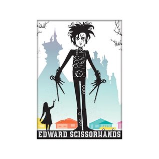 Ata-Boy Magnet - Edward Scissorhands - Edward Standing
