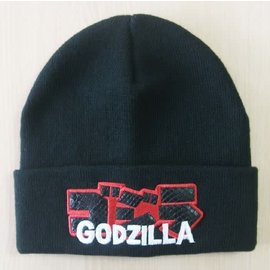 Bioworld Tuque - Godzilla - Broderie et Katakana Rouge et Noire