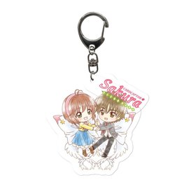 AbysSTyle Keychains - Cardcaptor Sakura Clear Card - Sakura and Syaoran Acrylic