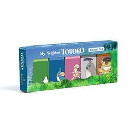 Chronicles Books Papeterie - Studio Ghibli Mon Voisin Totoro - Ensemble de 5 Gommes à Effacer