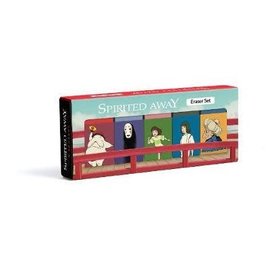 Chronicles Books Stationary - Studio Ghibli Spirited Away - Set of 5 Erasers
