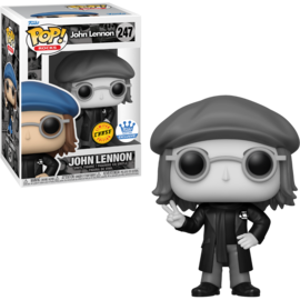 Funko Funko Pop! Rocks - John Lennon - John Lennon with Peacoat (Black & White) 247 *Chase* *Funko Shop Exclusive*