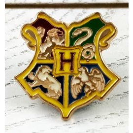 Bioworld Pin - Harry Potter -  Hogwarts Crest in Metal