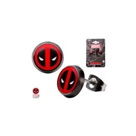 Bioworld Earrings - Marvel Deadpool - Deadpool Logo in Stainless Steel